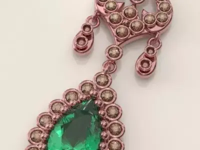 arabic necklaces 3D print model