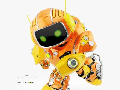 HUGE CUTE ROBOT II 3D model