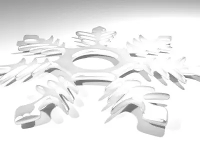 Snowflake - Type 1 3D model