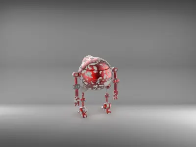 Robot 3D model 17