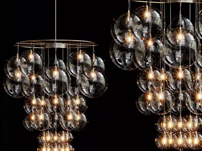 Chandelier Astounding Bubble  3D model