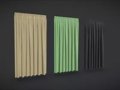 Curtain 3D model