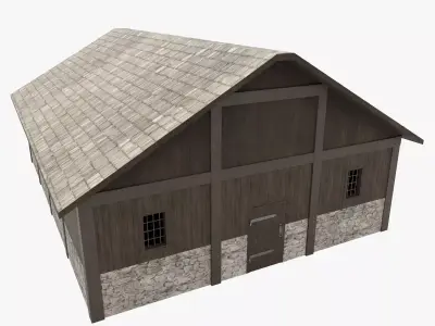 Medieval tavern props 06 3D model