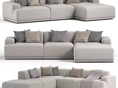 Connect Soft Modular Sofa 3D model