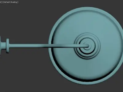 Barn Lamp WM Light Low-poly 3D model