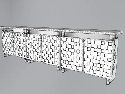 Modern Cabinet Off-Grid 3D model