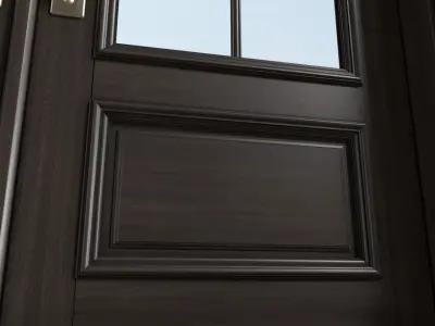 Entrance classic door External Doors Exterior Door 3D model
