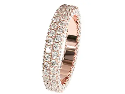 Fancy Eternity ring 3D print model
