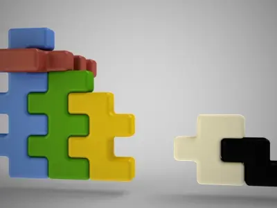 Jigsaw Toy Blocks 3D print model