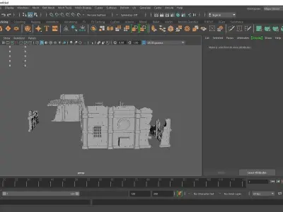 Battlezone Manufactorum  Sub cloister and Storage Fane 3D print model