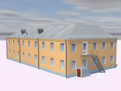 Post office 3D model