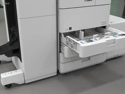  MFP Canon ImageRUNNER ADVANCE 4551i II Scanner and Trays Open 