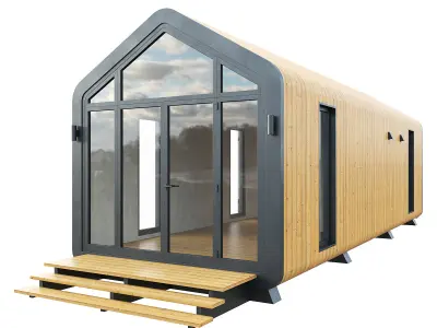 Barn House 08 3D model