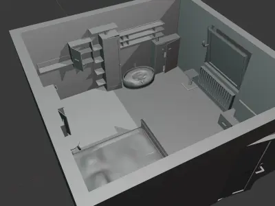 Modern Bedroom 3D model