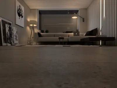 Living Room 3D model
