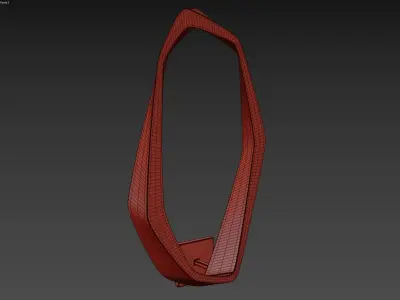 Pangea Sconce Low-poly 3D model