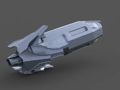 Kronis Ship hull module 3 3D print model