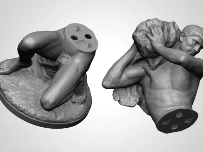 Atlas Statue 3D print model