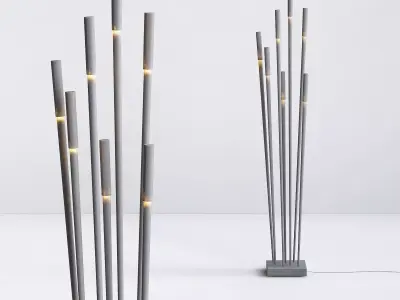 GIUNCO wooden floor lamp 3D model