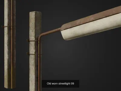 Street Light lamp collection 3D Model Pack