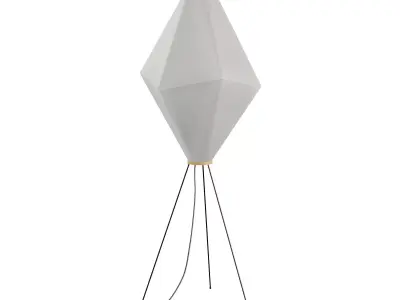 Akari 13A Floor Lamp by Vitra 3D model