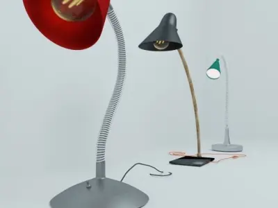 Desk Lamp 3D model