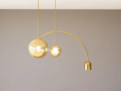 MG Golden Aura Lamp 01 3D model