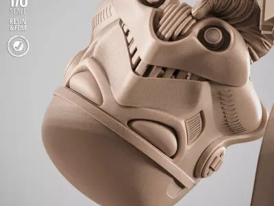 STAR WARS Luke Stormtrooper Sculpture 3D print model