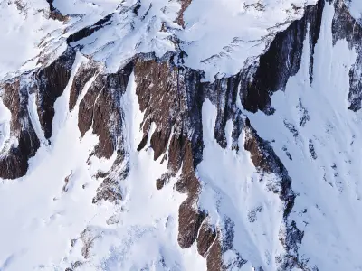 Snowy Mountain 04 3D model