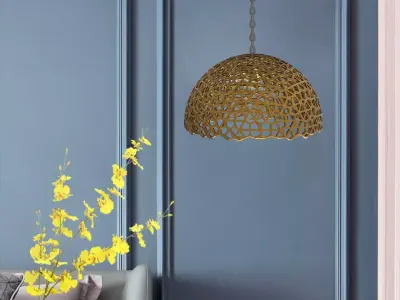 Lamp shade 3D print model 5