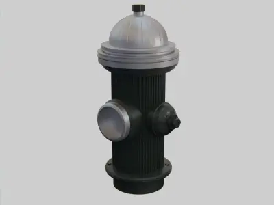 Fire Hydrant 6 NYC - Safety and Emergency Equipment 3D model