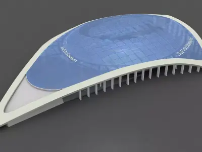 Sofi Stadium California 3d Model 3D model