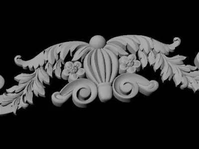 dekor ornament 3D model 114