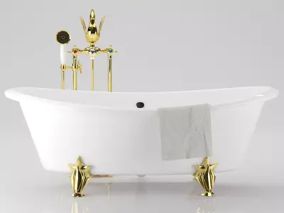 Bathtub-Swan 3D model