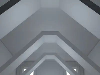 Sci Fi Room Low-poly 3D model