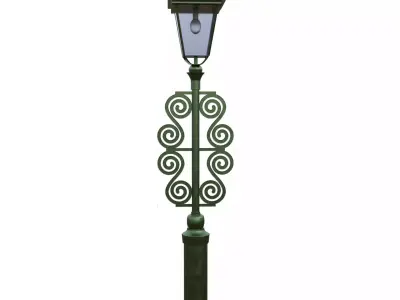 Vintage Lantern 3D Models Street Lamp Collection Game Archviz 3D Model Pack