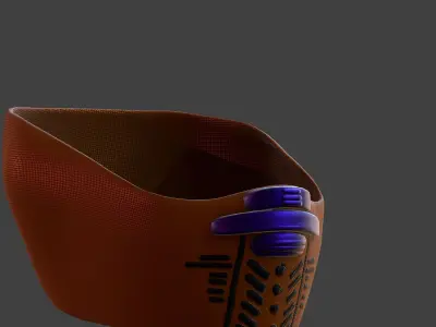 Gas mask helmet 3d model scifi Low-poly  Low-poly 3D model 268
