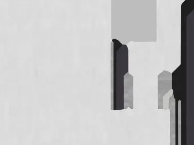 Balcony Door and Glazing 3D model