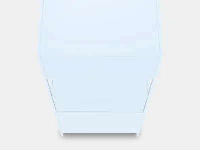 TROTTEN Cab w sliding doors-noticeboard Low-poly 3D model