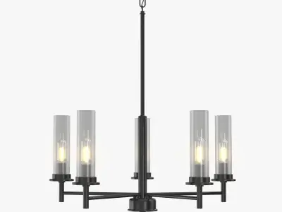 Kellwyn Collection Five-Light Transitional Style Chandelier  3D model