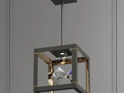FYRA 1 chandelier 3D model