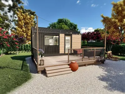 Tiny House TISA on  15m2 3D model