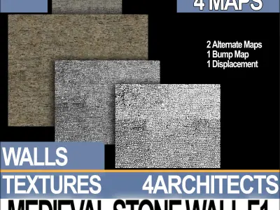 Medieval Stone Wall F 1 Texture
