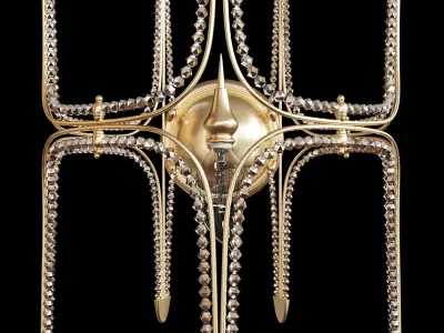 andromeda wall light Low-poly 3D model