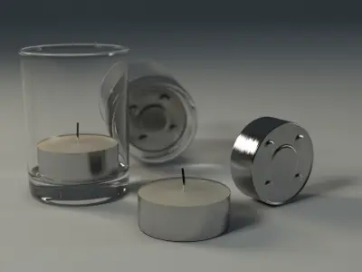CANDLE 3D model 15