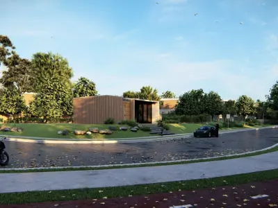 Villa-Casa Scene-Modern Villa 3D model