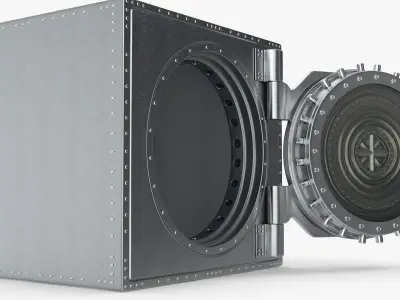 high detail vault model 3D model