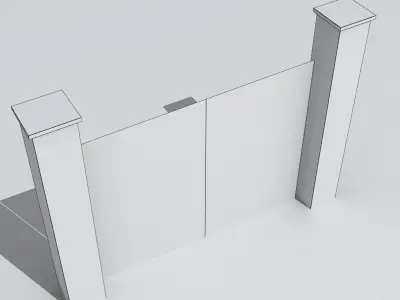 Gate 02 3D model