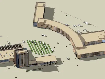 Sketchup Terminal C8 3D model