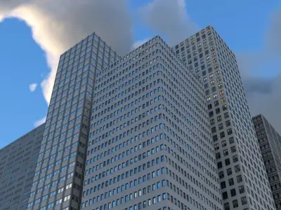 Modular Building Faces Pack 3D model